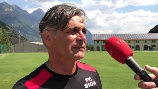 Interview mit Maurizio Jacobacci Trainer FC Sitten [upl. by Llen]