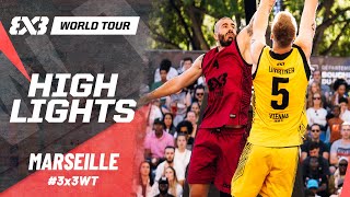 Vienna 🇦🇹 vs Liman 🇷🇸  QF Game Highlights  FIBA 3x3 World Tour Marseille 2024 [upl. by Rosemary]