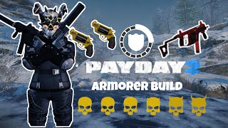 PAYDAY 2  Tank Armorer Build  Death Sentence One Down  Console [upl. by Gipps]