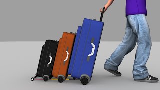 Luggage Buddy  Multiple Suitcase Attachment Invention [upl. by Revolc200]