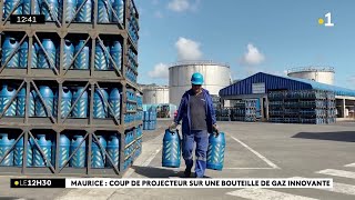 A lîle Maurice une bonbonne de gaz quotrévolutionnairequot en plastique ne trouve pas encore son public [upl. by Airak]