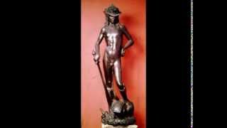 David Bronce Donatello 1430 Museo de Bargello Florencia Italia [upl. by Platus]