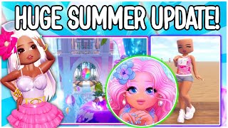 🌴POOL UPDATE NEW RH SUMMER UPDATE Out NOW 11 New POSES  MAP royalehigh 🌺 [upl. by Jamesy]