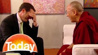 Karl tells the Dalai Lama a joke and it fails miserably [upl. by Laemsi584]