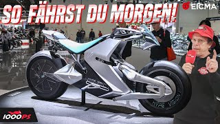 Was bringt die Zukunft MotorradPrototypen und Antriebe von morgen auf der EICMA 2023 [upl. by Pegma809]