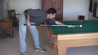 Pool and billiards pendulum stroke technique and advice NV 25 [upl. by Euqinaj]