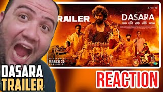 Dasara Trailer Reaction  Nani Keerthy Suresh  Srikanth Odela  Santhosh Narayanan [upl. by Ayo]