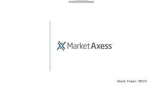 Market Axess Ticker MKTX  Review [upl. by Woolson604]