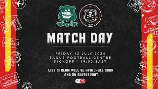 Orlando Pirates  PreSeason Friendly  12 July 2024  vs Plymouth Argyle FC [upl. by Lekym160]