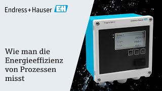 Wie man die Energieeffizienz von Prozessen misst  EndressHauser [upl. by Assirral]