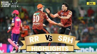 SRH Vs RR Highlights Sunrisers Hyderabad Beat Rajasthan Royals By 36 Runs [upl. by Notsirb]