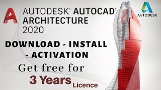 Autodesk AutoCAD Architecture 2020 Download Install amp Activation  3 Years free Licence [upl. by Lashondra]