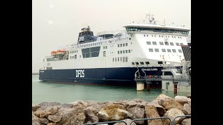 DFDS Dover to Calais Côte des Flandres tour [upl. by Euqnom681]