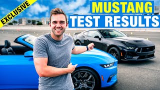 TRACK TESTED 2024 Ford Mustang GT amp EcoBoost  New and Improved  060 ¼ Mile Handling amp More [upl. by Aicilihp]