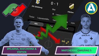 MATCHSVEPET OMGÅNG 5 [upl. by Rowe]