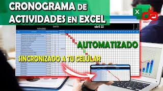 Como hacer un cronograma en Excel Cronograma en google Drive [upl. by Asiek]