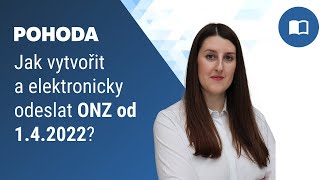 Jak v Pohodě vytvořit a elektronicky odeslat ONZ pro zaměstnance s datem odchodu od 1 4 2022 [upl. by Adnirem432]