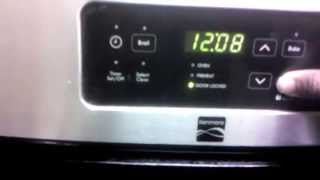 How to unlock Kenmore oven [upl. by Chi]