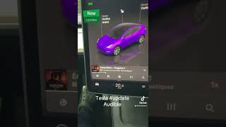 audible est disponible chez Tesla avec la nouvelle mise à jour tesla [upl. by Nylzaj36]