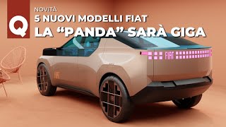 Le 5 nuove FIAT in arrivo dal 2024  Nuova Panda GIGAPanda e SUV [upl. by Debor]