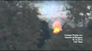 Fiamme vulcano di Cantalice a Porzia e a Bragoni di Sandro Matocci CSF Rieti [upl. by Namilus65]