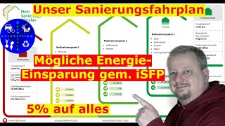 Unser individueller Sanierungsfahrplan iSFP  Förderung BEG  Wieviel Energieeinsparung im Altbau [upl. by Harris]