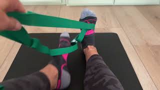 My review of The Original Stretch Out Strap with Exercise Book Stretch Out Straps for Stretching [upl. by Schuh]