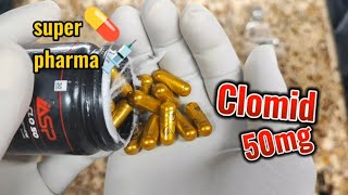 UNBOXING  Clomid 50mg for PCT  SUPERPHARMA  unboxing bodybuilding pct peds tablet oral [upl. by Pavlov868]