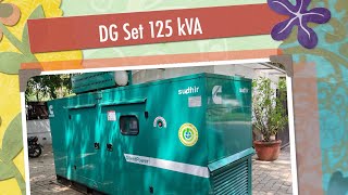 DG Set 125 KVA Cummins l [upl. by Heyward778]