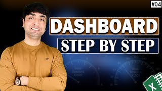 Dashboard Step by Step  How to Build Interactive Excel Dashboard  Beginners Guide Mini Dashboard [upl. by Perdita]