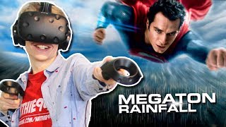 SUPERMAN SIMULATOR IN VIRTUAL REALITY  Megaton Rainfall VR HTC Vive Gameplay [upl. by Nai]