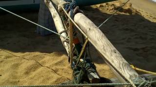 Typical Fishing Boat in Negombo Sri Lanka [upl. by Brandon80]