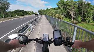 EBike Ride in Inverness Florida Downtown and Lake Views [upl. by Nelleus]