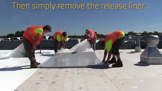 The Roofing Industrys First SelfAdhering PVC Membrane [upl. by Millar]