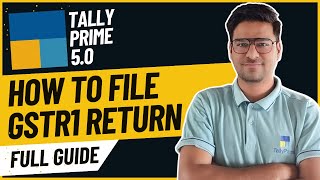 Tally Prime 50 Features  Filling GSTR1 Return From Tally Prime 50 [upl. by Ikik603]