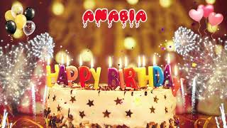 ANABIA Birthday Song – Happy Birthday Anabia [upl. by Clapper]