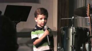 Amazing 3 Year Old Gospel Singer  Alex Forbush Be Like Jesusmpg [upl. by Arlee]