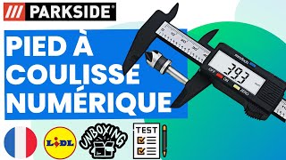 PIED À COULISSE NUMÉRIQUE Parkside FRANCE FRANÇAIS LIDL [upl. by Namrej]