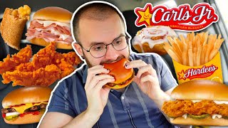 Trying Carls Jr aka Hardees For The FIRST TIME [upl. by Animaj975]