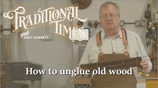 How to unglue old wood  An easy way to disassemble old furniture [upl. by Yssirhc83]