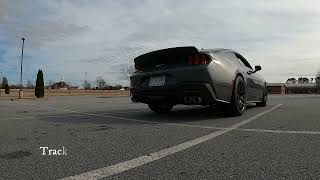 2024 Ford Mustang GT S650 with Flowmaster Outlaw axle back Active Valve and a Steeda HPipe [upl. by Chaddie]