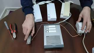 توصيل الانترفون مع قفل الباب لثلاث طوابق خطوة بخطوة  installation de linterphone fermax [upl. by Ingram]