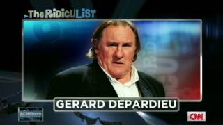 CNN Gerard Depardieu on Anderson Coopers Ridiculist [upl. by Ulrica276]