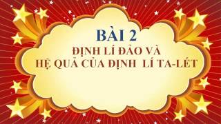 Toán học lớp 8  Bài 2  Định lí đảo và hệ quả của định lí Ta lét [upl. by Lemrahc]