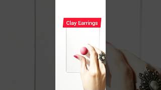 Easy Polymer Clay Earrings 🔆🔆 [upl. by Goldshlag]