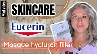 MASQUE EUCERIN HYALURON FILLER A L’ACIDE HYALURONIQUE [upl. by Eddana]