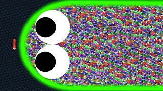 Slitherio A I 110000Score Epic Slitherio Gameplay [upl. by Mahgem22]