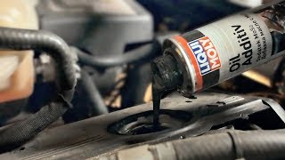 Prosty sposób na stuki w silniku Liqui Moly Oil additiv MoS2 Test [upl. by Ilysa]