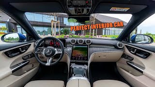 2022 MercedesBenz CClass Interior Review [upl. by Kceb]