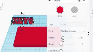 Introduction to TinkerCAD Part 5  Adding Text [upl. by Yusuk]